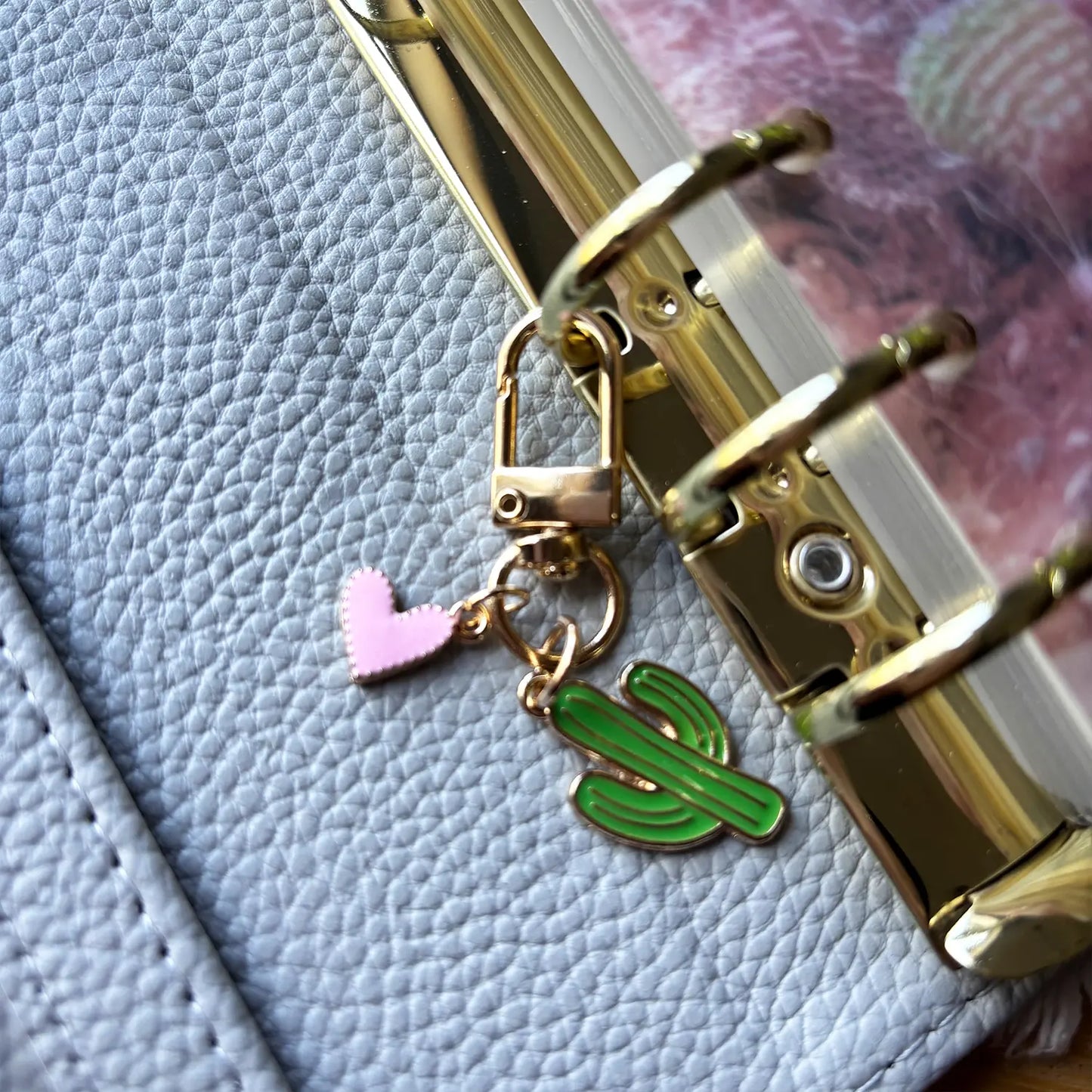 Cactus Heart Keychain