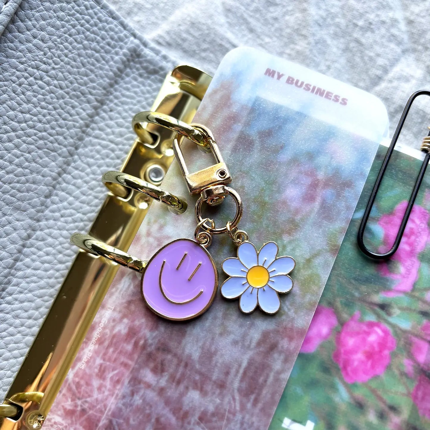 Porte-clés Smiley Bloom