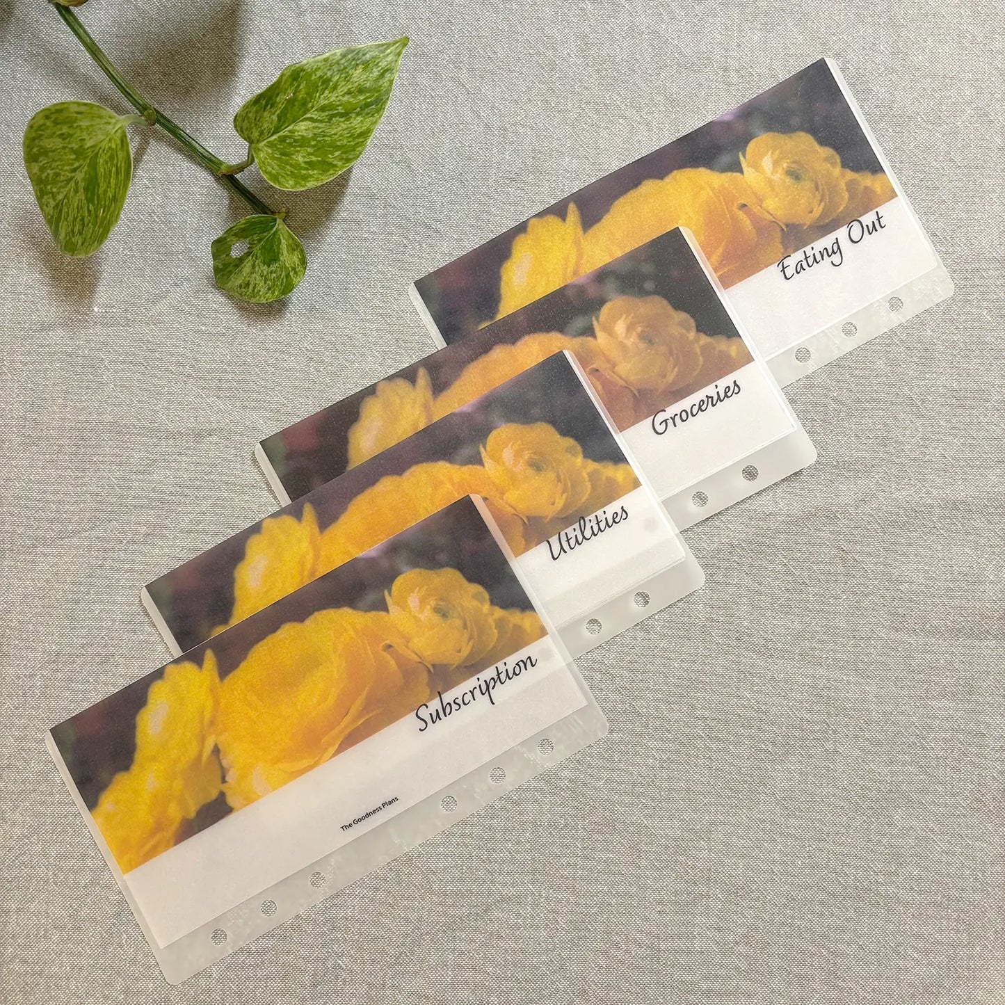 Enveloppe d'argent Sunshine Petals