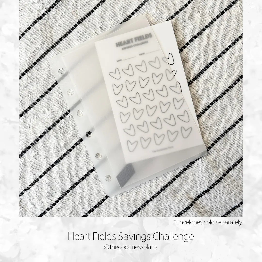 Défi d'épargne Heart Fields – Carte de suivi
