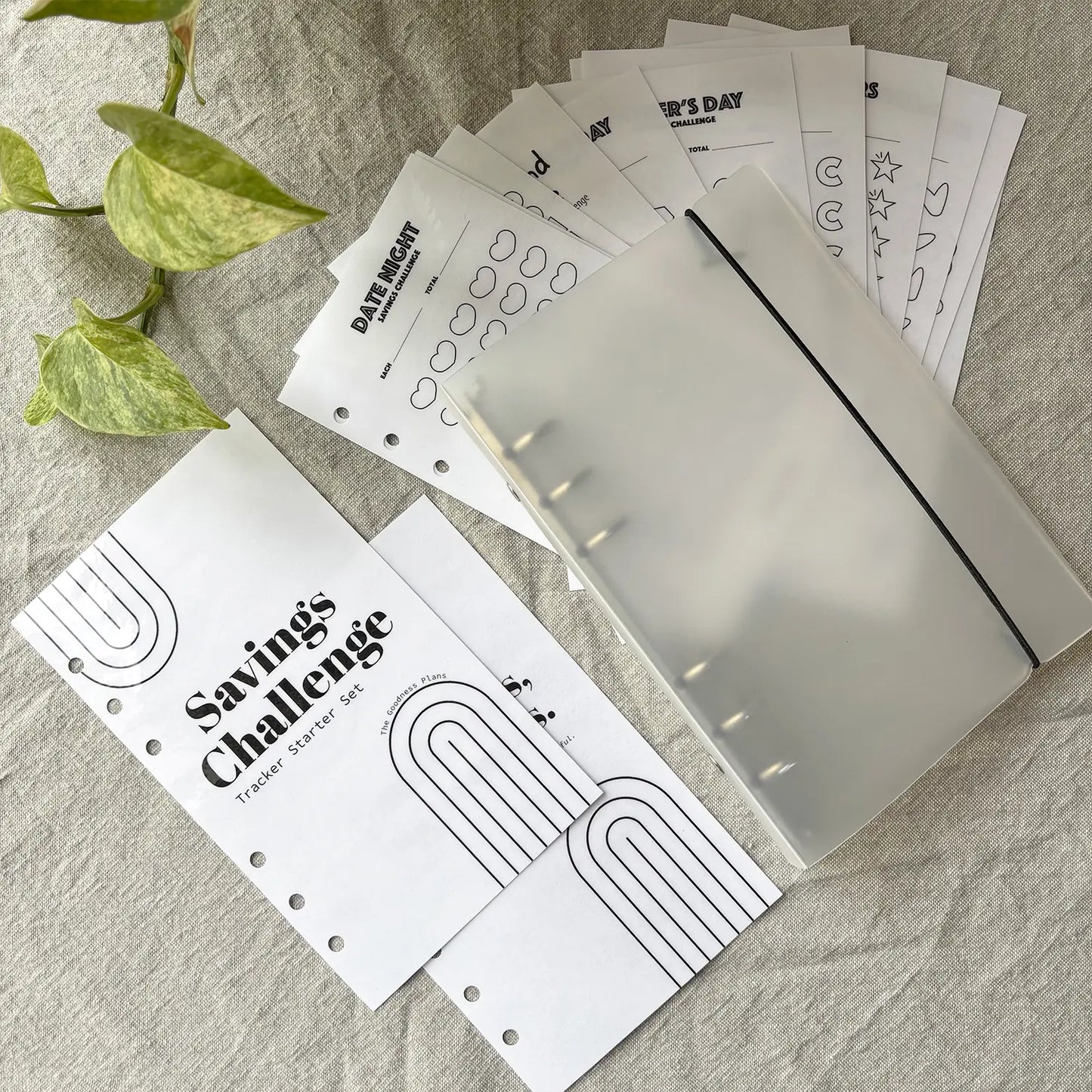 Small Steps, Big Dreams Starter Bundle – Random 6 Tracker Pages Set - A6/Personal