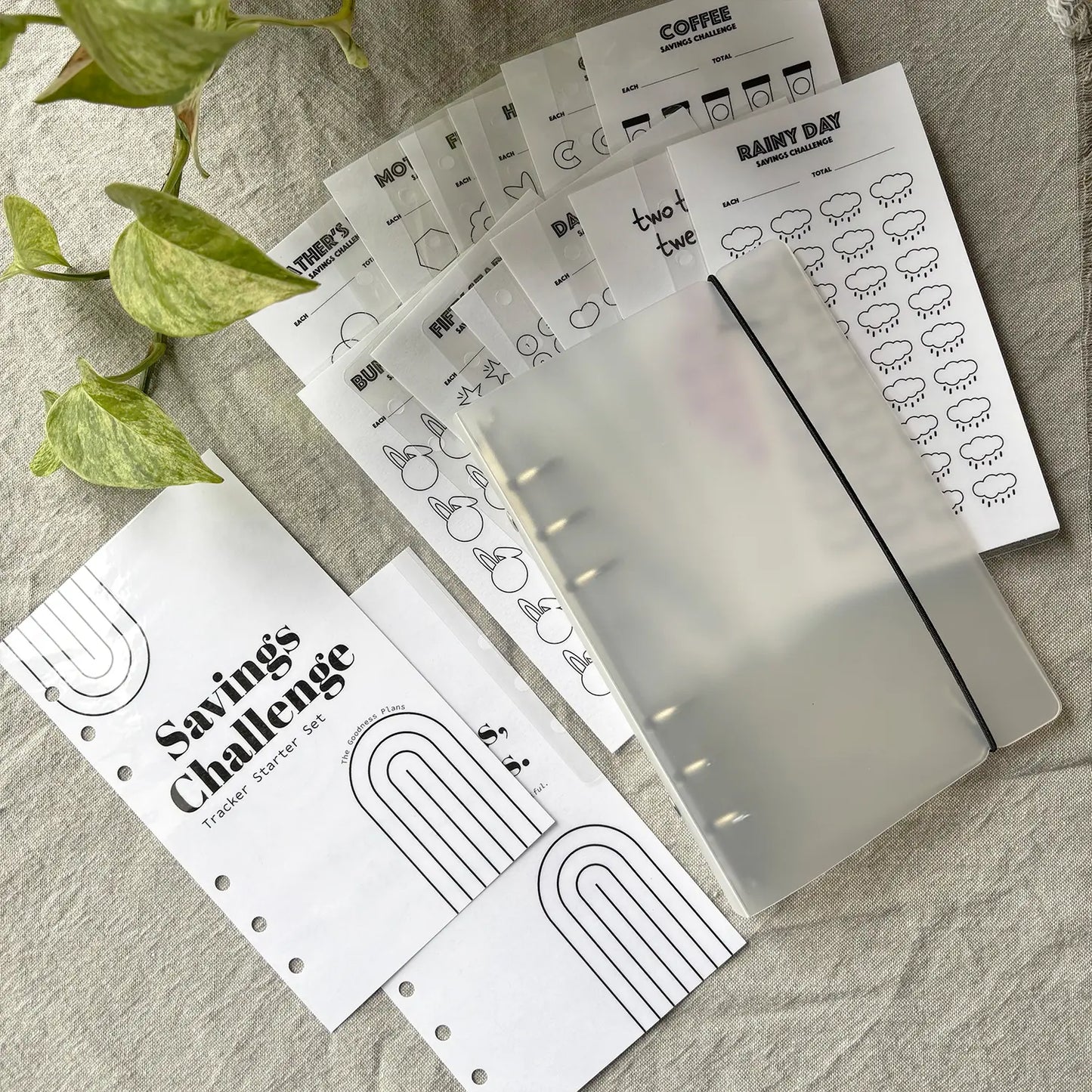 Small Steps, Big Dreams Starter Bundle - Random 6 Tracker Envelopes Set - A6/Personal