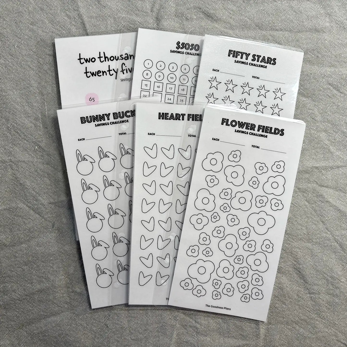 Spar-Challenge - Tracker-Umschlag-Set - A6 / Personal