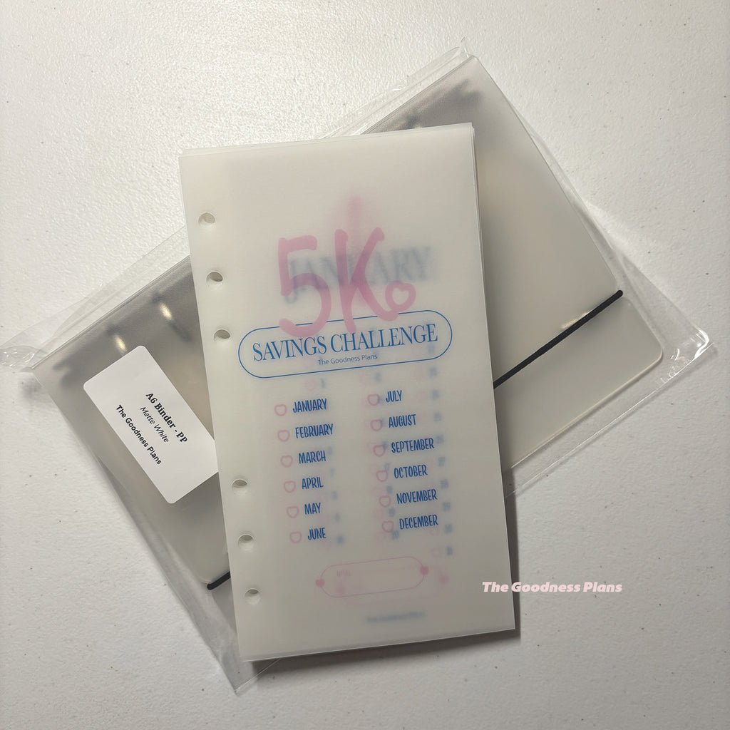 5K Savings Challenge Binder Set