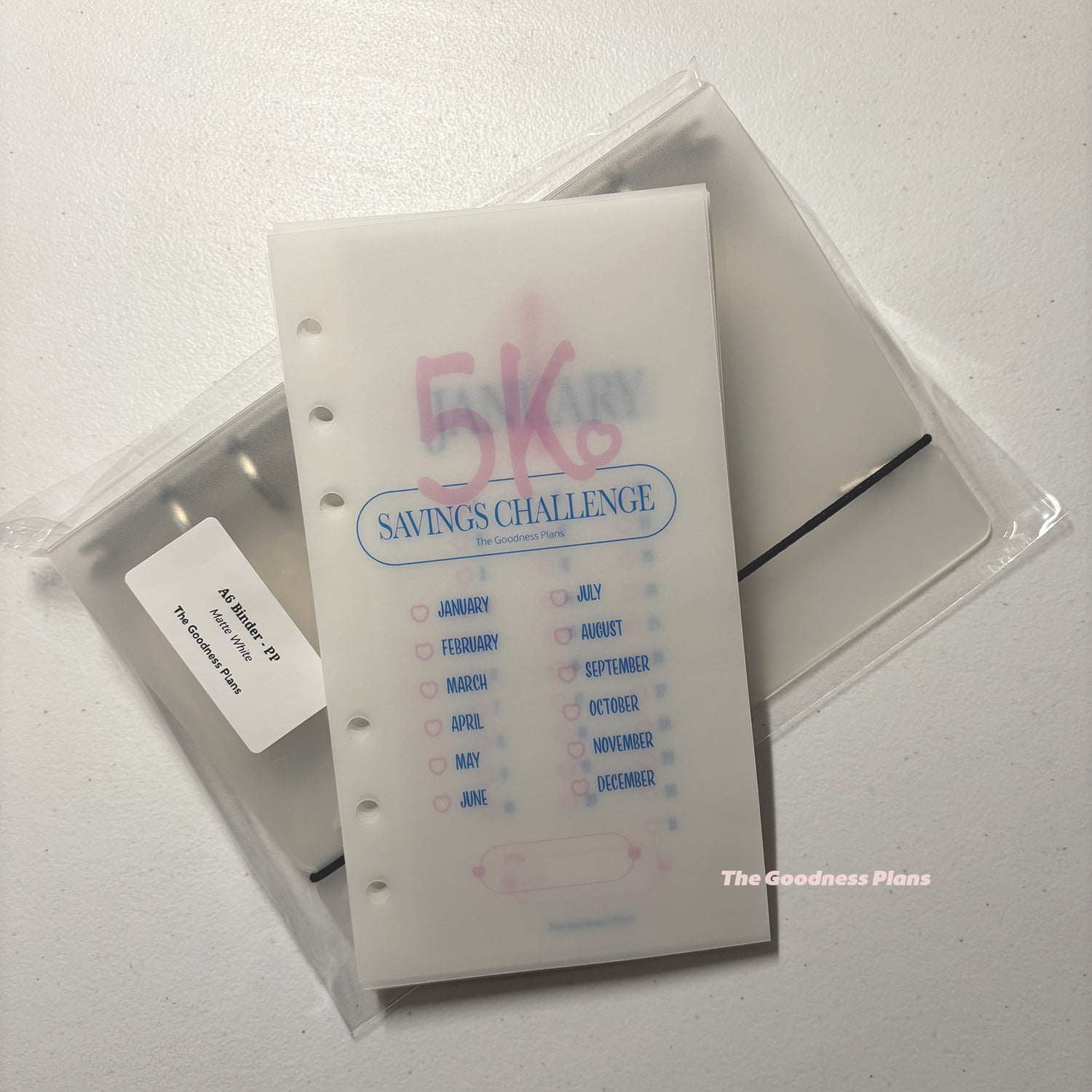 5K Savings Challenge Binder Set