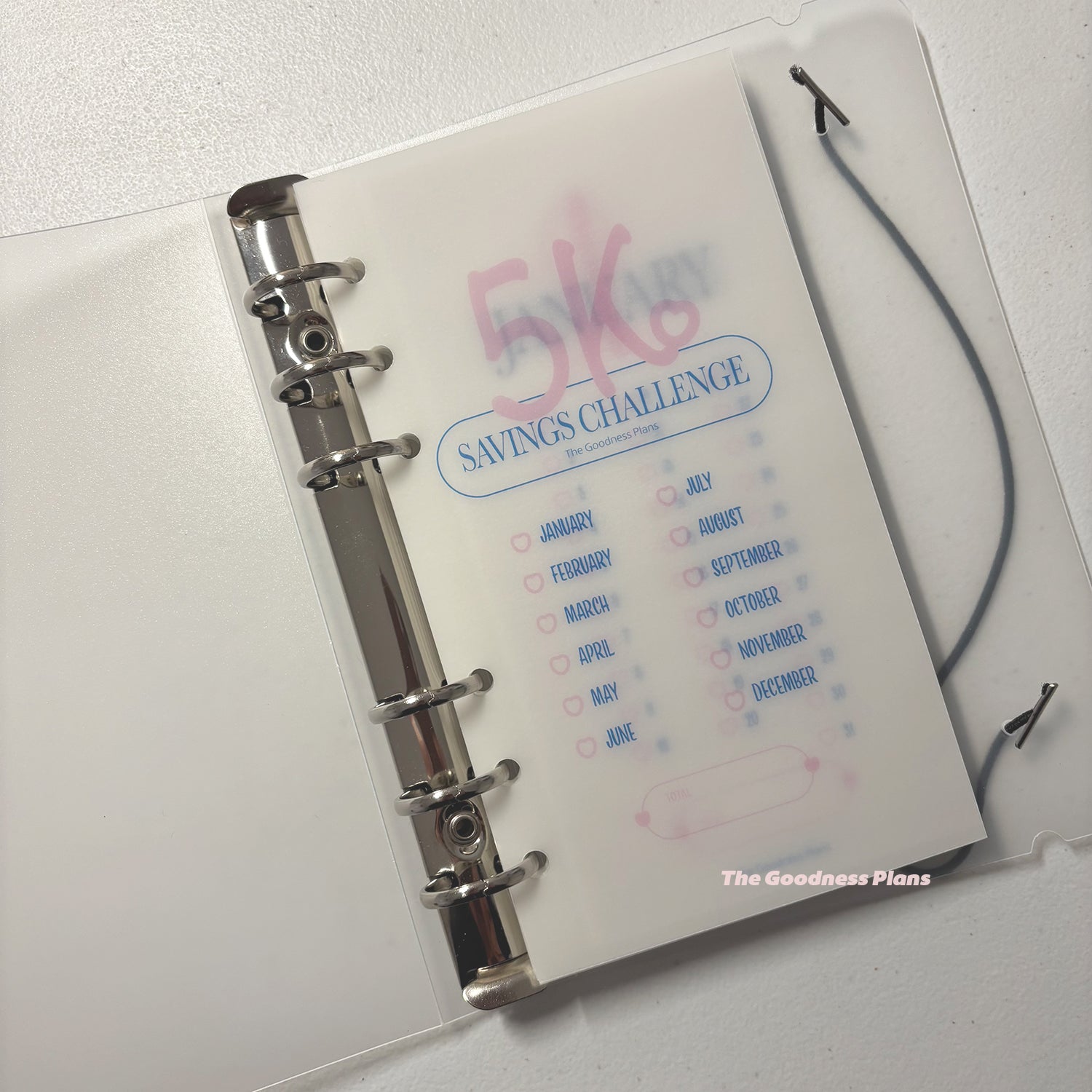 5K Savings Challenge Binder Set