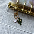 Cactus Heart Keychain