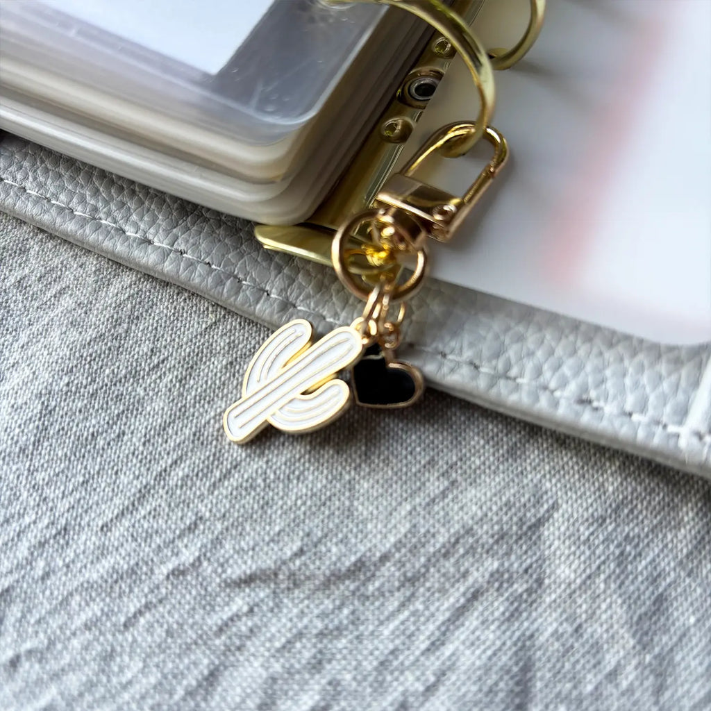 Cactus Heart Keychain