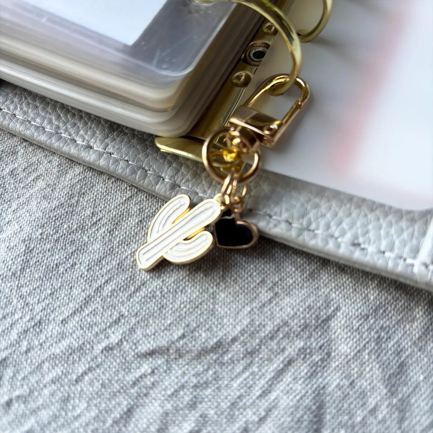 Cactus Heart Keychain