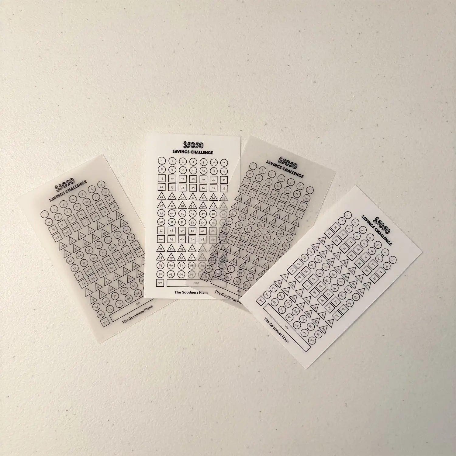 5050 Dollars Savings Challenge