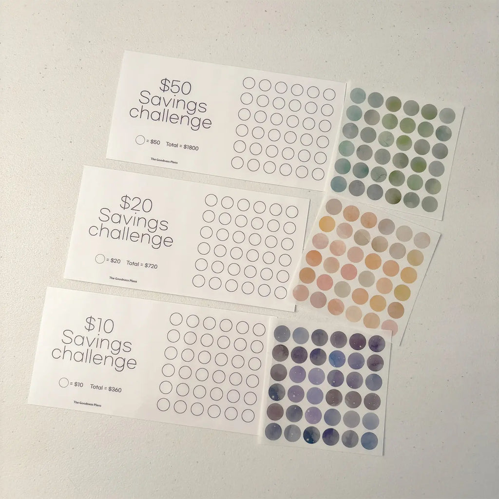 Small Dot Savings Challenges Set - Total $2880