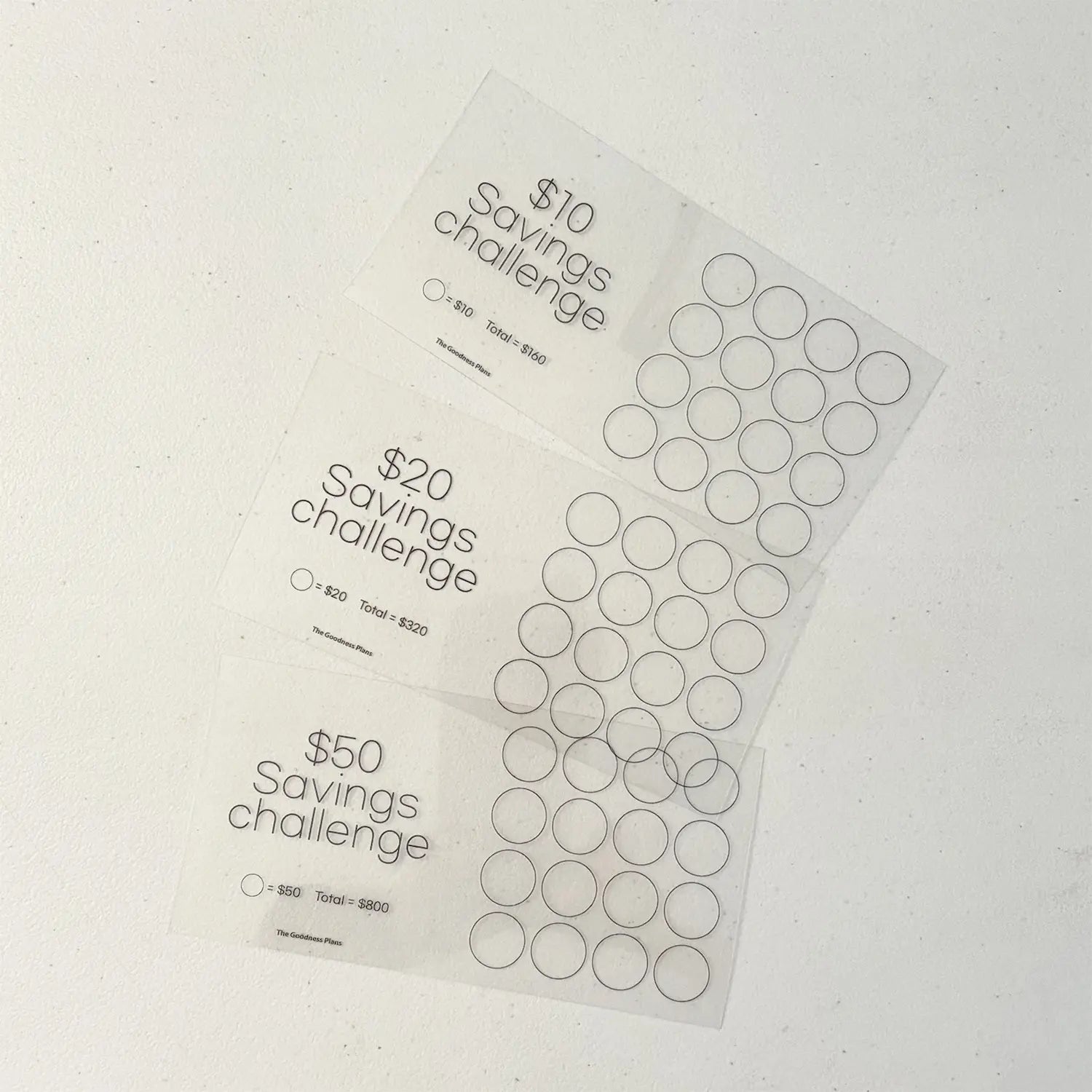 Big Dot Savings Challenge - Total $1280