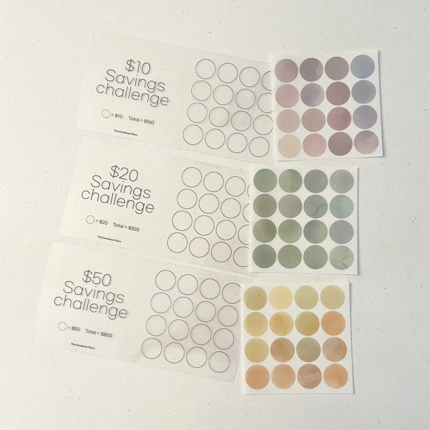 Big Dot Savings Challenge - Total $1280
