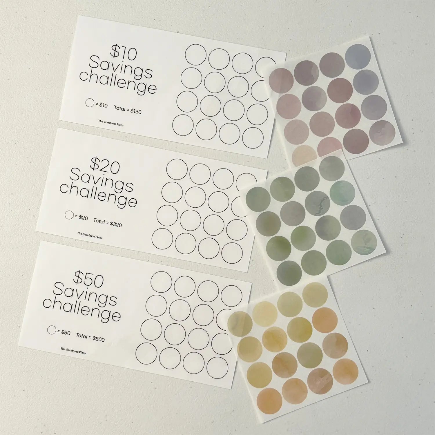 Big Dot Savings Challenge - Total $1280