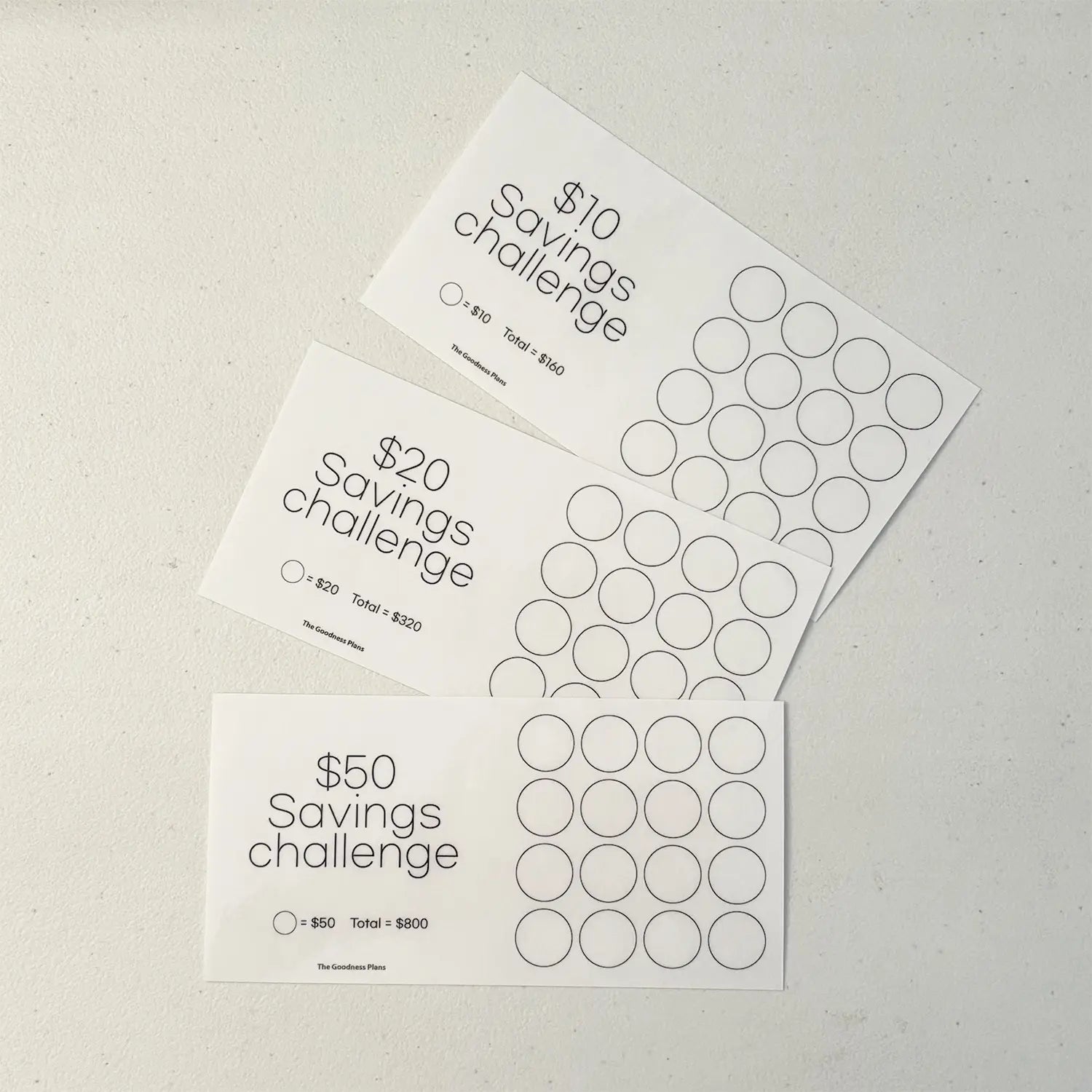 Big Dot Savings Challenge - Total $1280