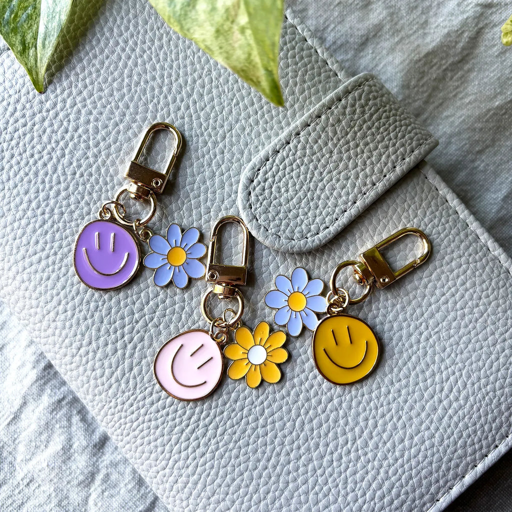 Smiley Bloom Keychain