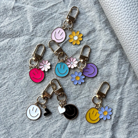 Porte-clés Smiley Bloom
