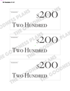 Bold Cash Placeholders (PDF)