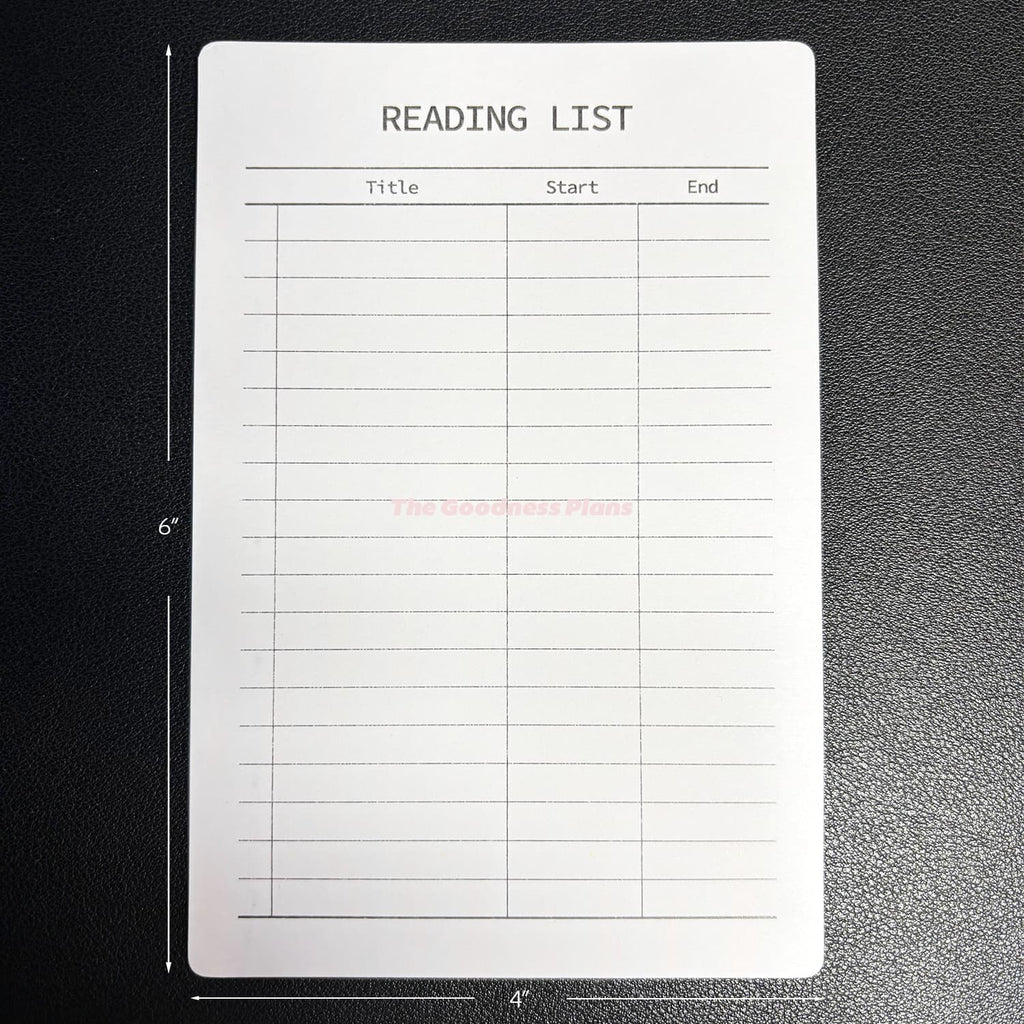 Reading List Set