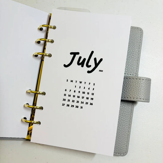 2025 Monthly Dashboard Set | July–December
