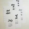 Monthly Dashboards Set