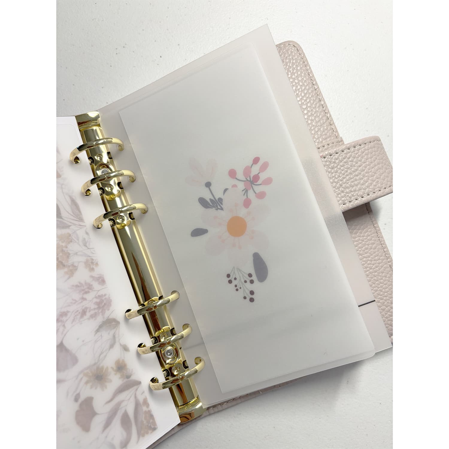 White Bloom Flower Cash Envelope