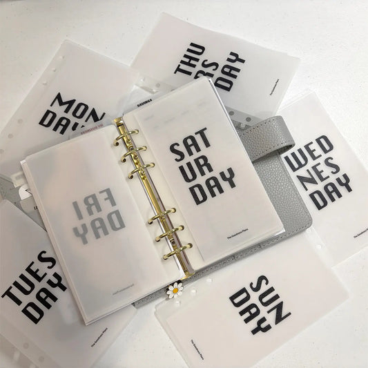 7-Day Cash Envelope Set | Rainbow or Black