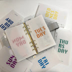 7-Day Cash Envelope Set | Rainbow or Black
