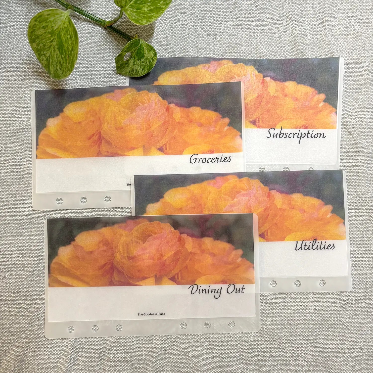 Amber Fields Cash Envelope