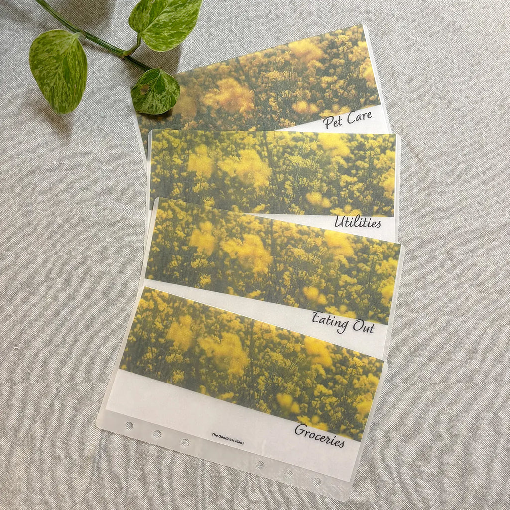 Sunlit Canola Cash Envelope