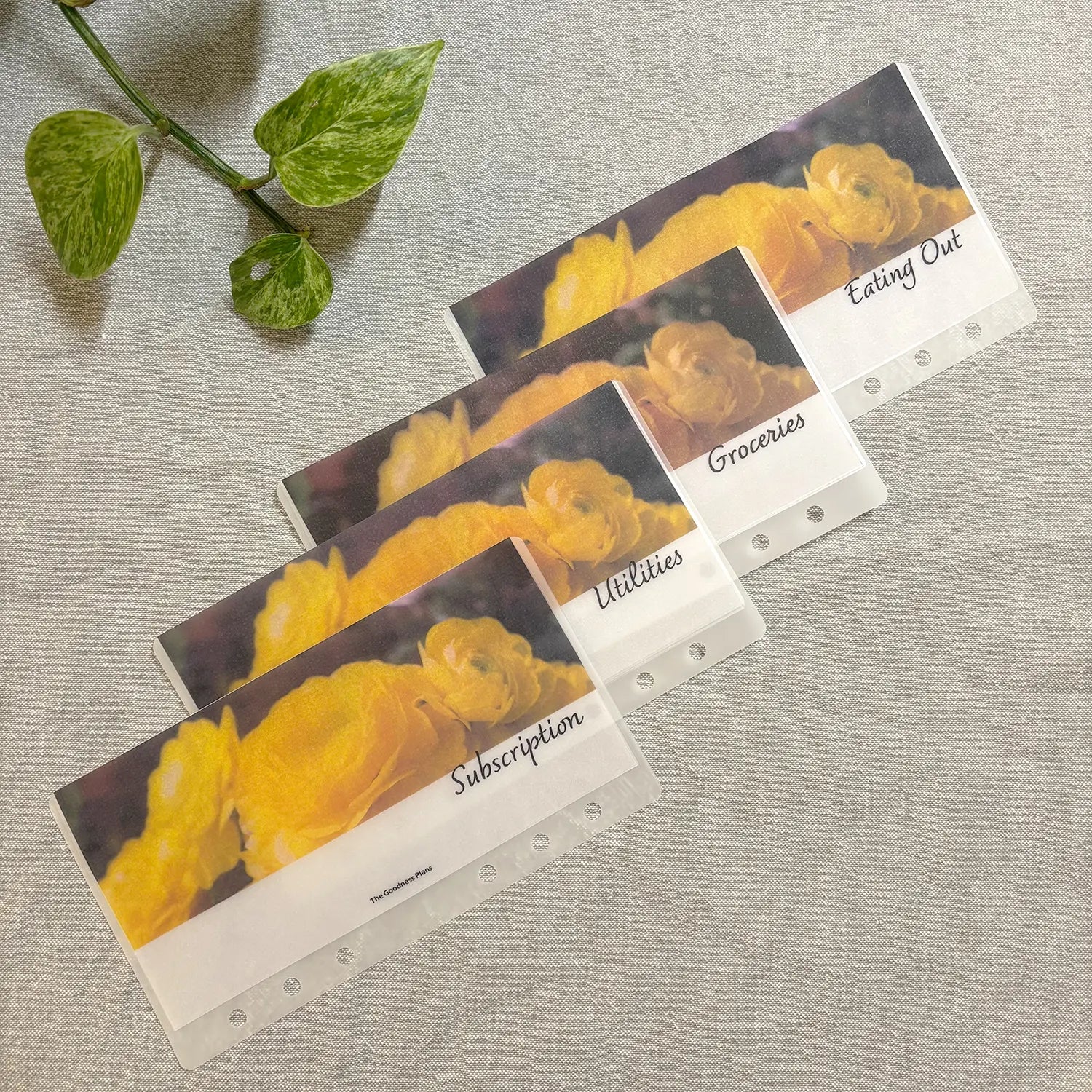 Sunshine Petals Cash Envelope