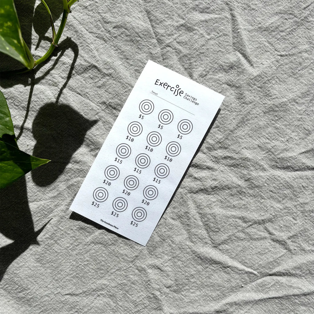 Exercise Savings Challenge