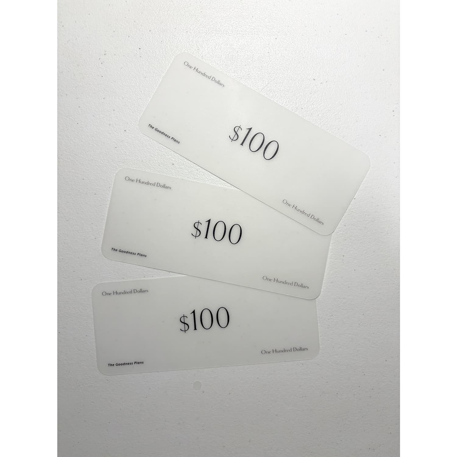 Classic Cash Placeholders - Set of 3