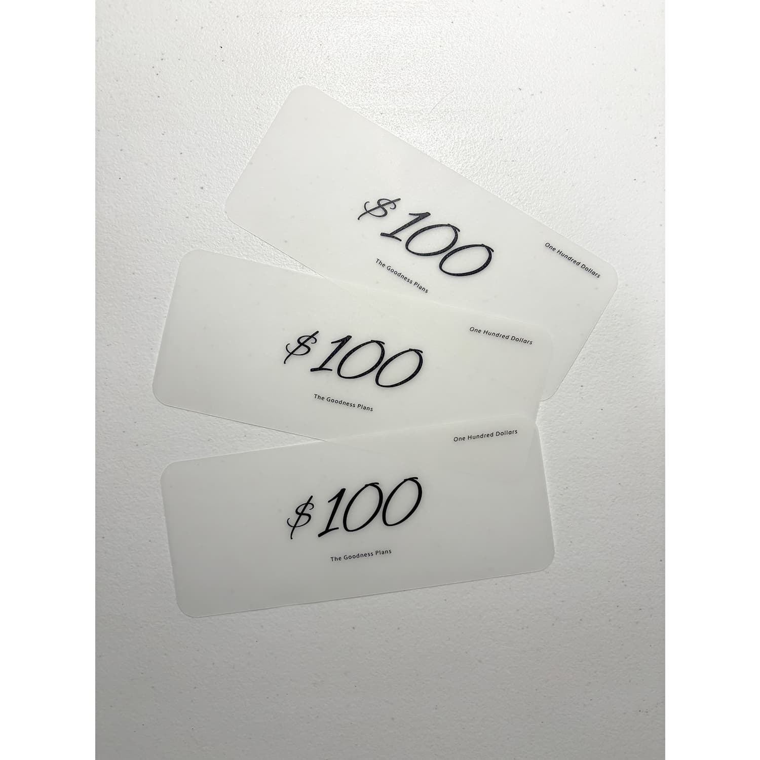 Script Cash Placeholders - Set of 3