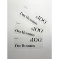 Bold Cash Placeholders - Set of 3