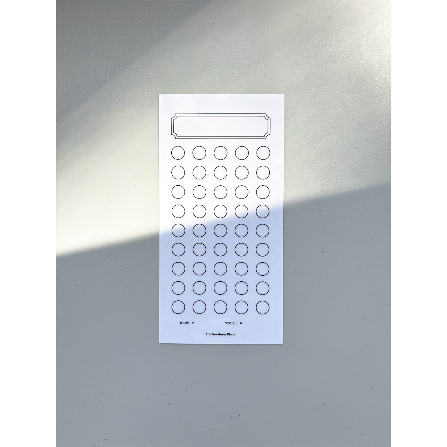 Untitled Savings Challenge