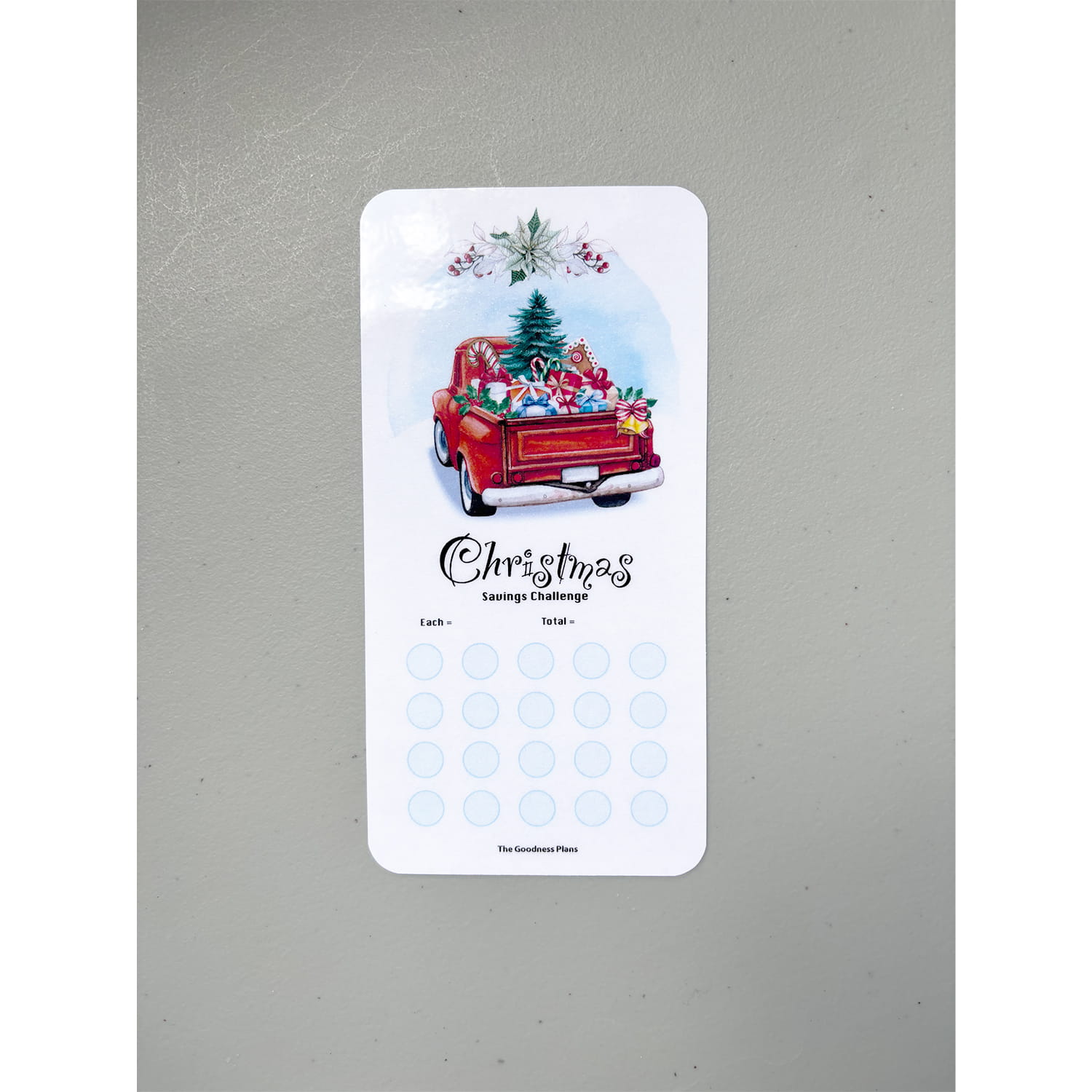 Christmas Savings Challenge