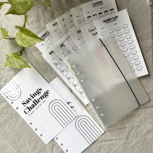 Small Steps, Big Dreams Starter Bundle - Random 6 Tracker Envelopes Set - A6/Personal
