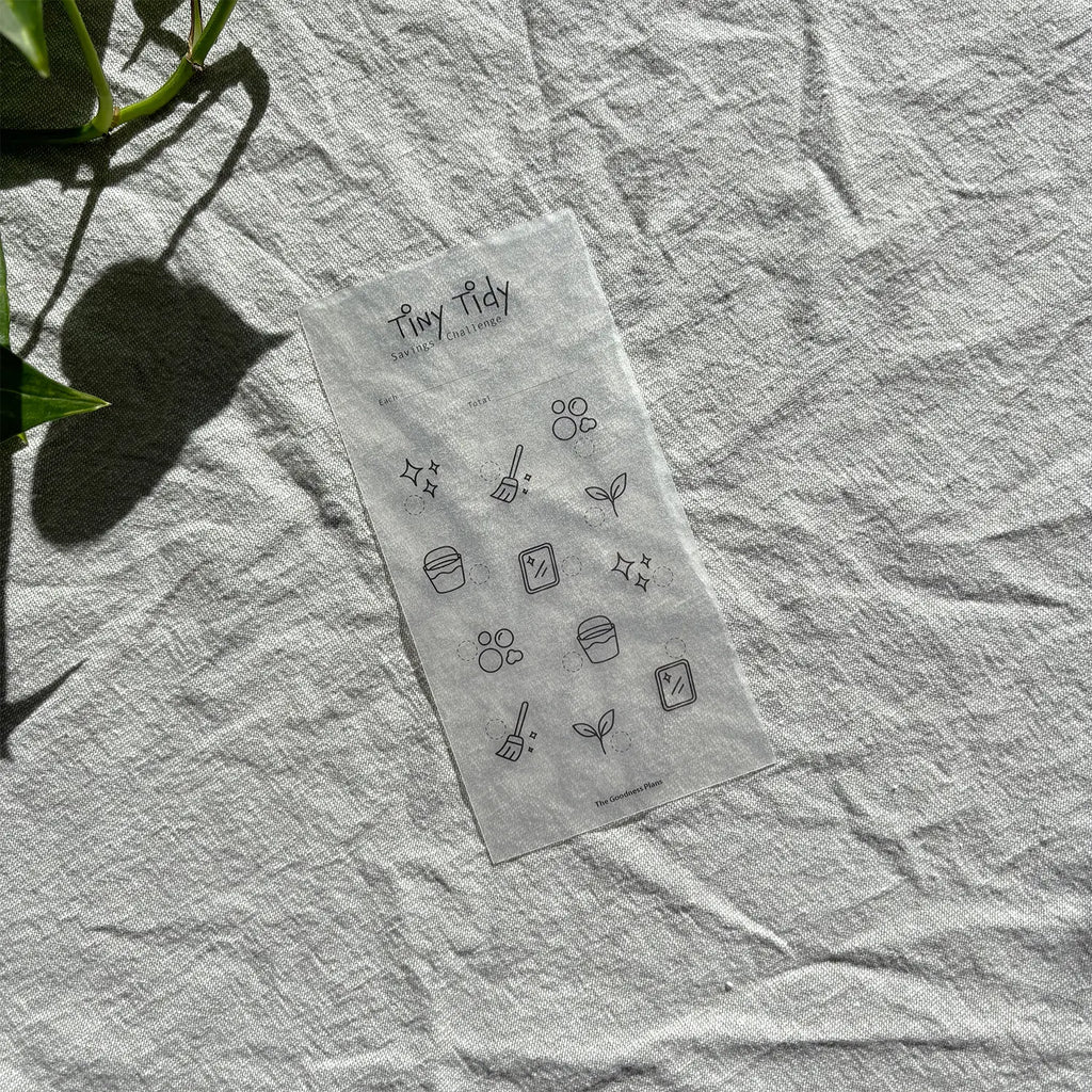 Tiny Tidy Savings Challenge