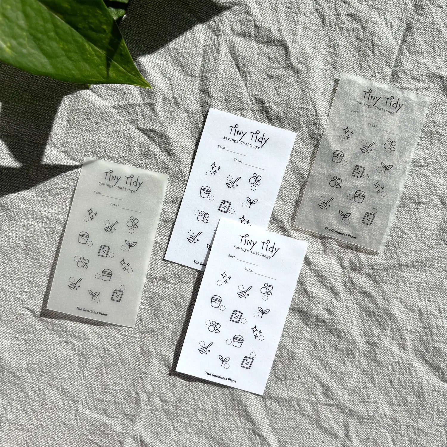 Tiny Tidy Savings Challenge