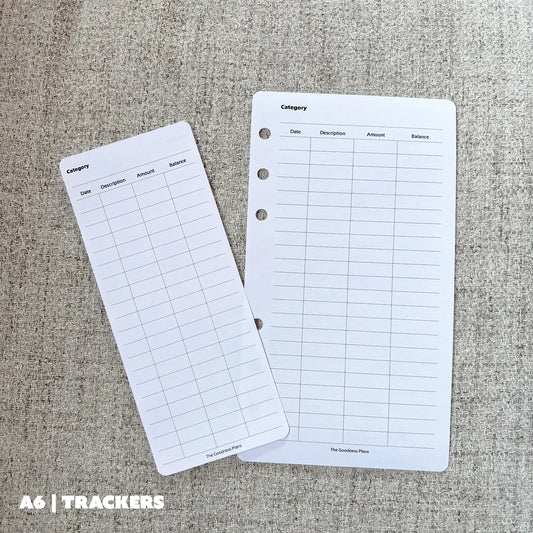 Goodness Cash Trackers (PDF)