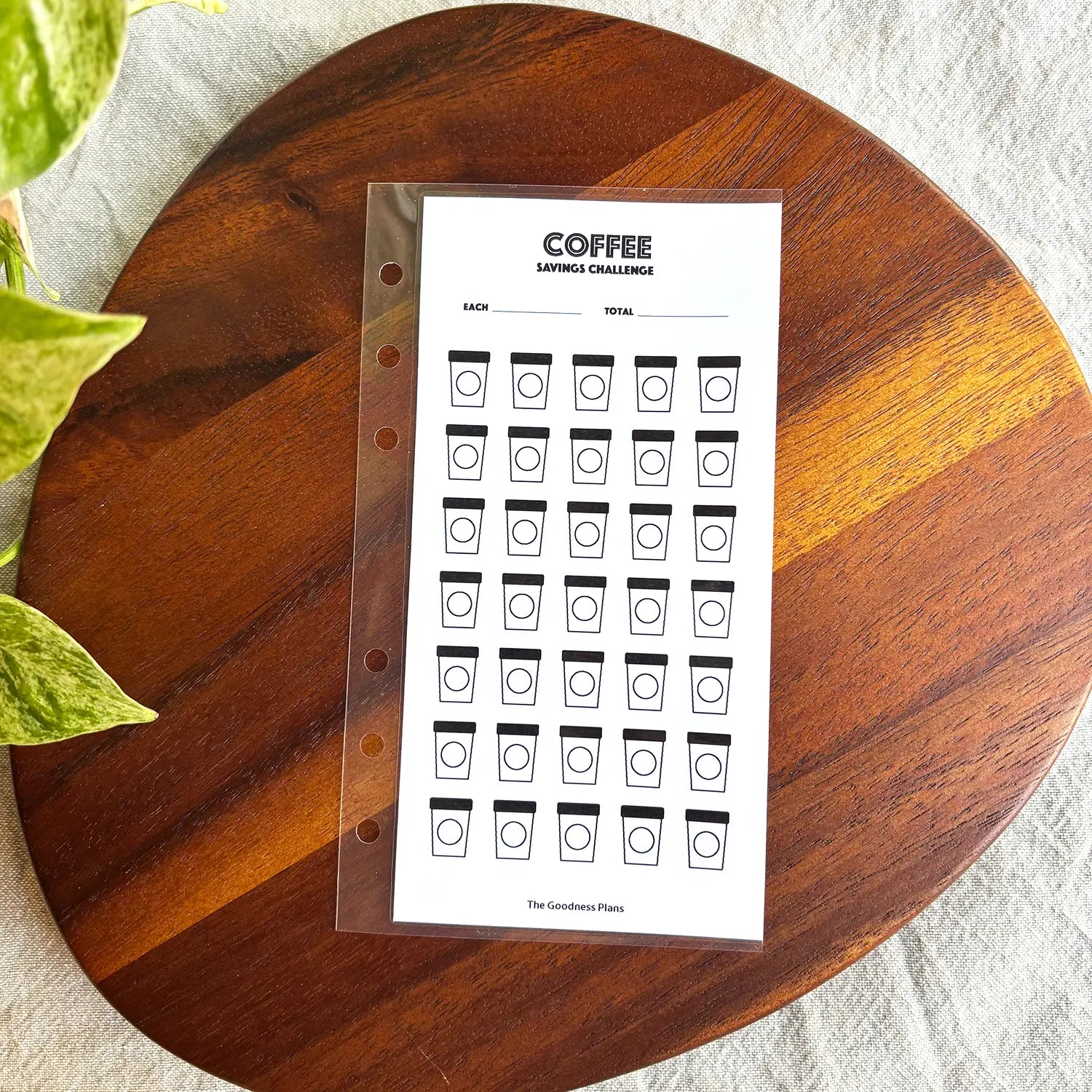 Coffee Savings Challenge