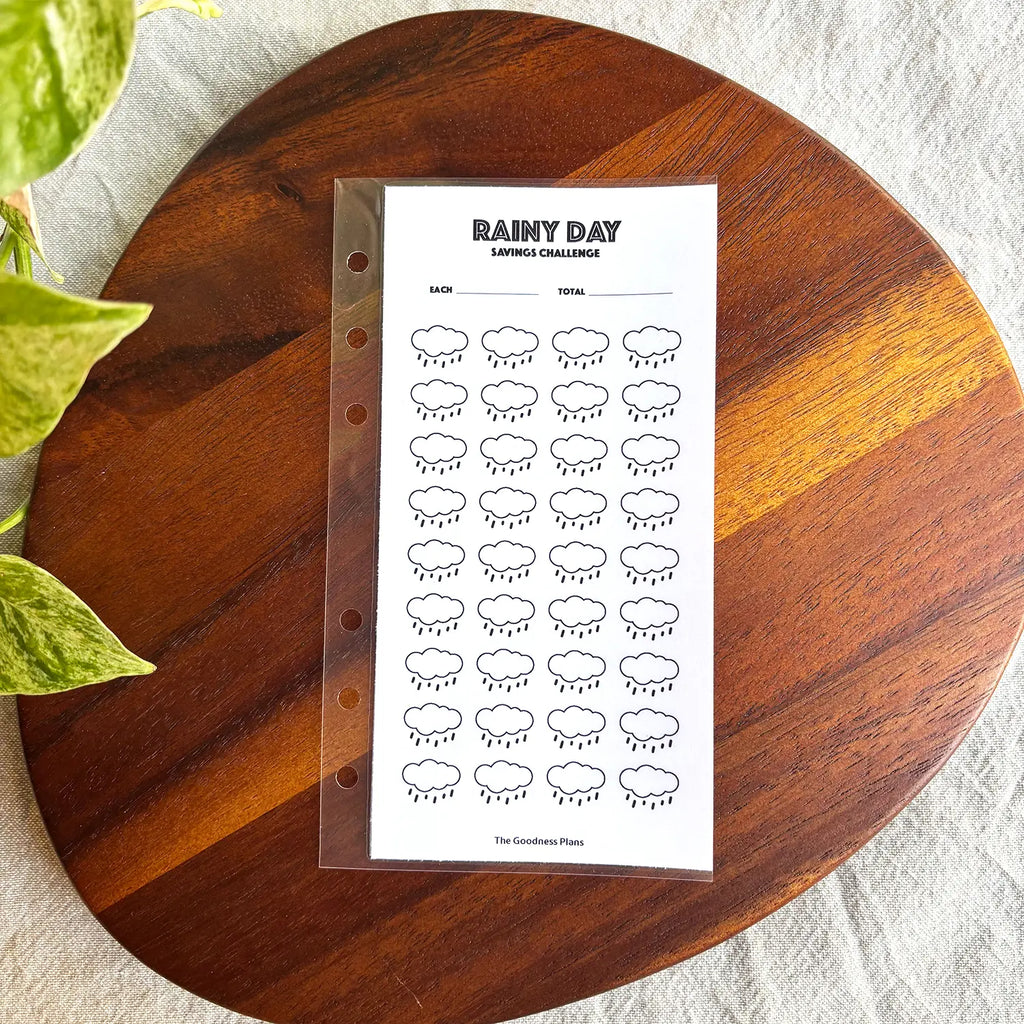 Rainy Day Savings Challenge