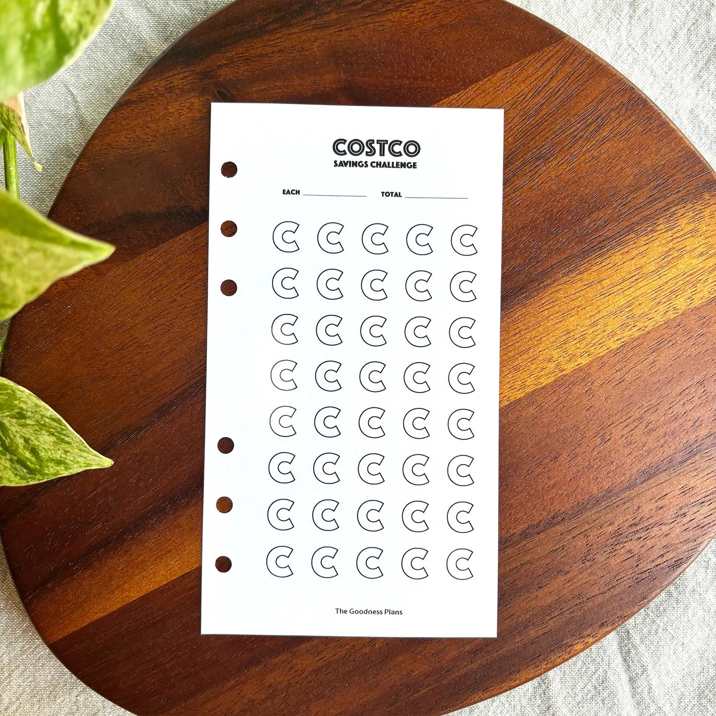 Défi Économies Costco – Page de suivi