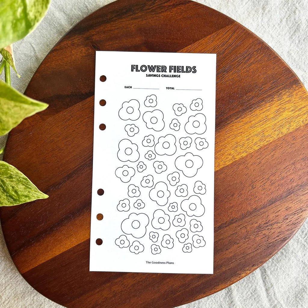 Flower Fields Savings Challenge